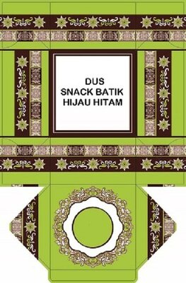 Trademark DUS SNACK BATIK HIJAU HITAM + Lukisan