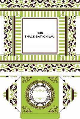 Trademark DUS SNACK BATIK HIJAU + Lukisan