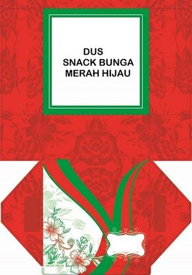 Trademark DUS SNACK BUNGA MERAH HIJAU + Lukisan