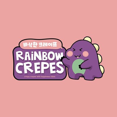 Trademark RAINBOW CREPES + Logo