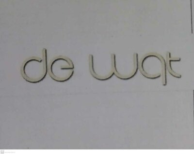 Trademark DE WAT