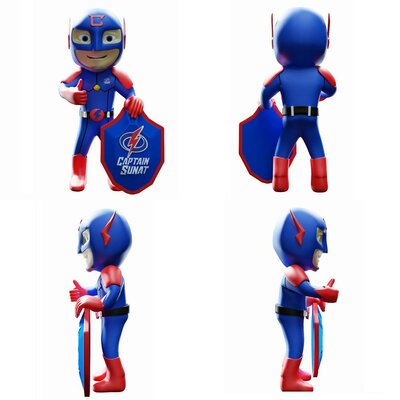 Trademark MASKOT CAPTAIN SUNAT 3D TAMENG DAN GAMBAR