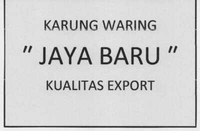 Trademark KARUNG WARING " JAYA BARU " KUALITAS EXPORT