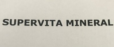 Trademark SUPERVITA MINERAL