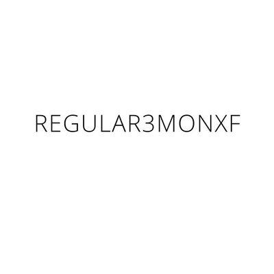 Trademark Regular3monxF