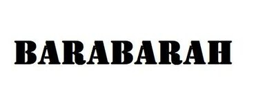 Trademark BARABARAH