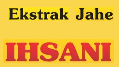 Trademark Ekstrak Jahe Ihsani