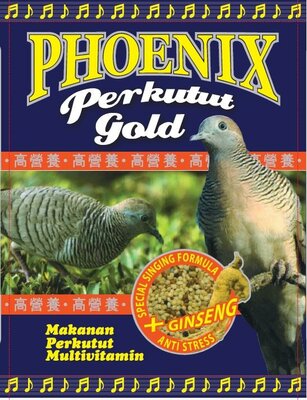 Trademark PHOENIK Perkutut Gold + Lukisan Kemasan