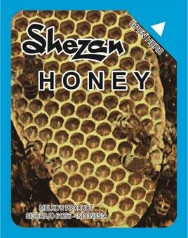 Trademark SHEZAN HONEY MELKO'S PRODUCT + LUKISAN