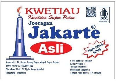 Trademark KWETIAU Joeragan Jakarte