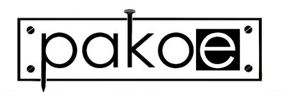 Trademark PAKOE + LOGO