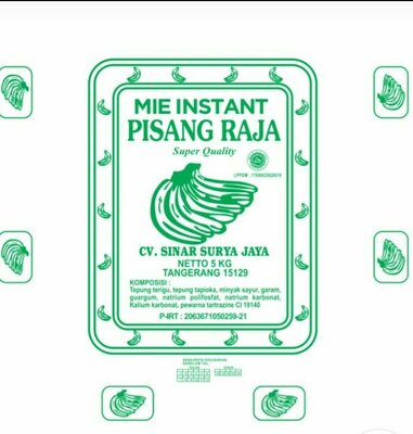 Trademark MIE INSTANT PISANG RAJA Super Quality