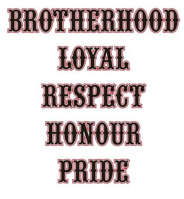 Trademark BROTHERHOOD LOYAL RESPECT HONOUR PRIDE