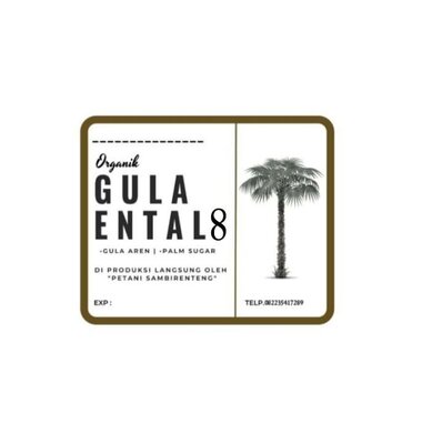 Trademark ORGANIK GULA ENTAL8