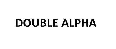 Trademark DOUBLE APLHA