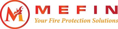 Trademark MEFIN your fire protection solutions + Logo