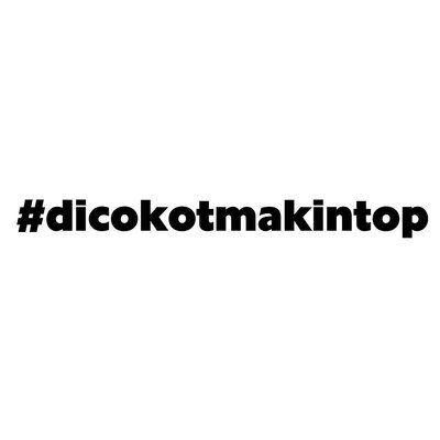 Trademark #dicokotmakintop