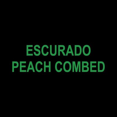 Trademark ESCURADO PEACH COMBED