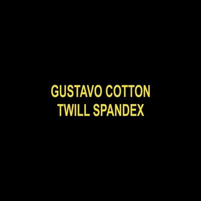 Trademark GUSTAVO COTTON TWILL SPANDEX