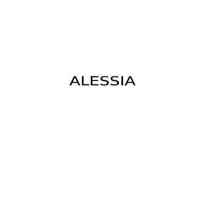 Trademark ALESSIA