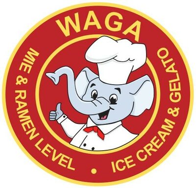 Trademark WAGA MIE & RAMEN LEVEL . ICE CREAM & GELATO + LOGO