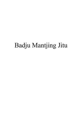 Trademark Badju Mantjing Jitu