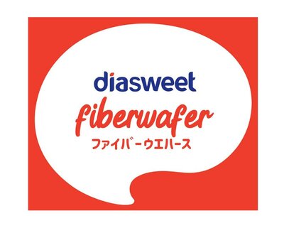 Trademark diasweet fiberwafer, Karakter huruf Jepang + Lukisan