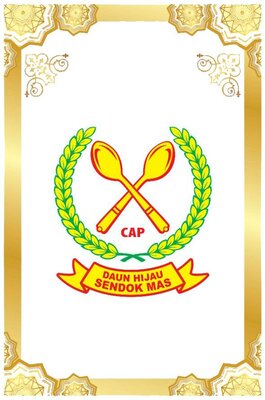 Trademark CAP DAUN HIJAU SENDOK MAS & Lukisan