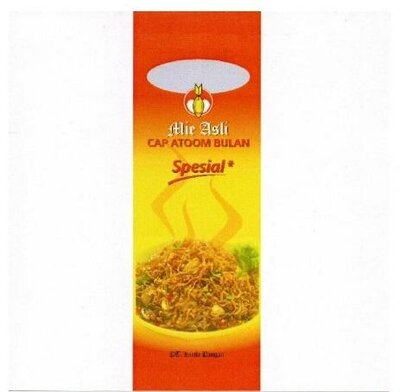 Trademark Mie Asli CAP ATOOM BULAN Spesial