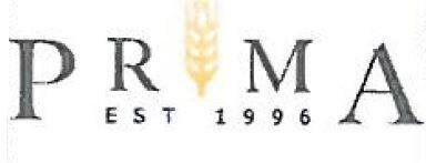 Trademark PRIMA EST 1996 + logo