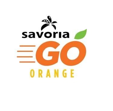 Trademark SAVORIA GO ORANGE & Logo