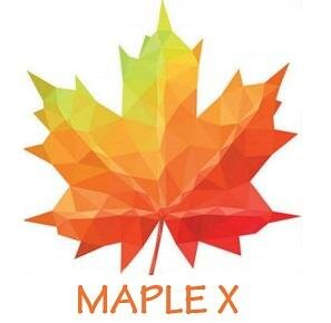 Trademark MAPLE X + LOGO