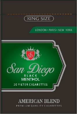 Trademark San Diego Black Menthol