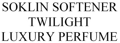 Trademark SOKLIN SOFTENER TWILIGHT LUXURY PERFUME