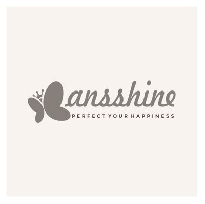 Trademark ansshine dan logo kupu-kupu