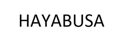 Trademark HAYABUSA