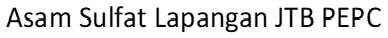Trademark Asam Sulfat Lapangan JTB PEPC