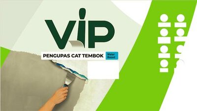 Trademark VIP Pengupas Cat Tembok Water Based