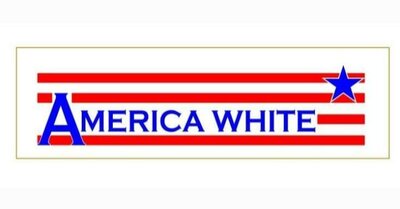 Trademark AMERICA WHITE + LOGO