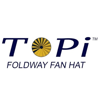 Trademark Topi Foldway Fan Hat