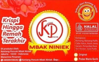 Trademark KENTANG PENCOK MBA NINIEK