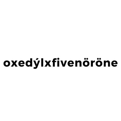 Trademark oxedýlxfivenöröne