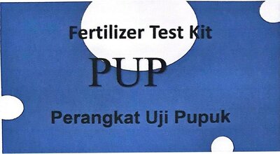 Trademark Fertilizer Test Kit PUP (Perangkat Uji Pupuk)