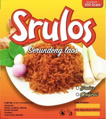 Trademark SRULOS (Serundeng laos)