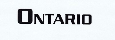 Trademark ONTARIO