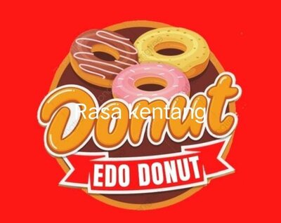 Trademark EDO DONUT DENGAN GAMBAR