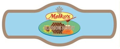 Trademark MELKO'S BLOSSOM HONEY + LUKISAN