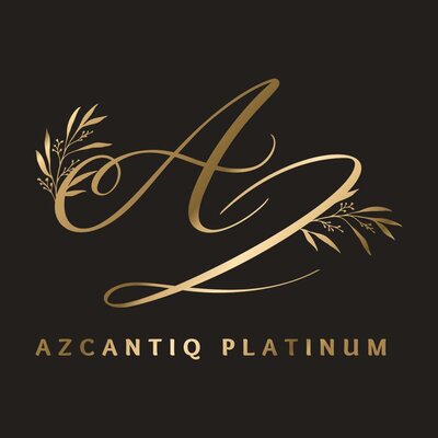 Trademark AZCANTIQ PLATINUM + logo