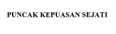 Trademark PUNCAK KEPUASAN SEJATI