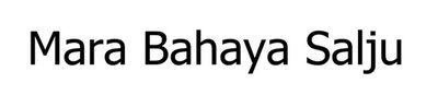 Trademark Mara Bahaya Salju